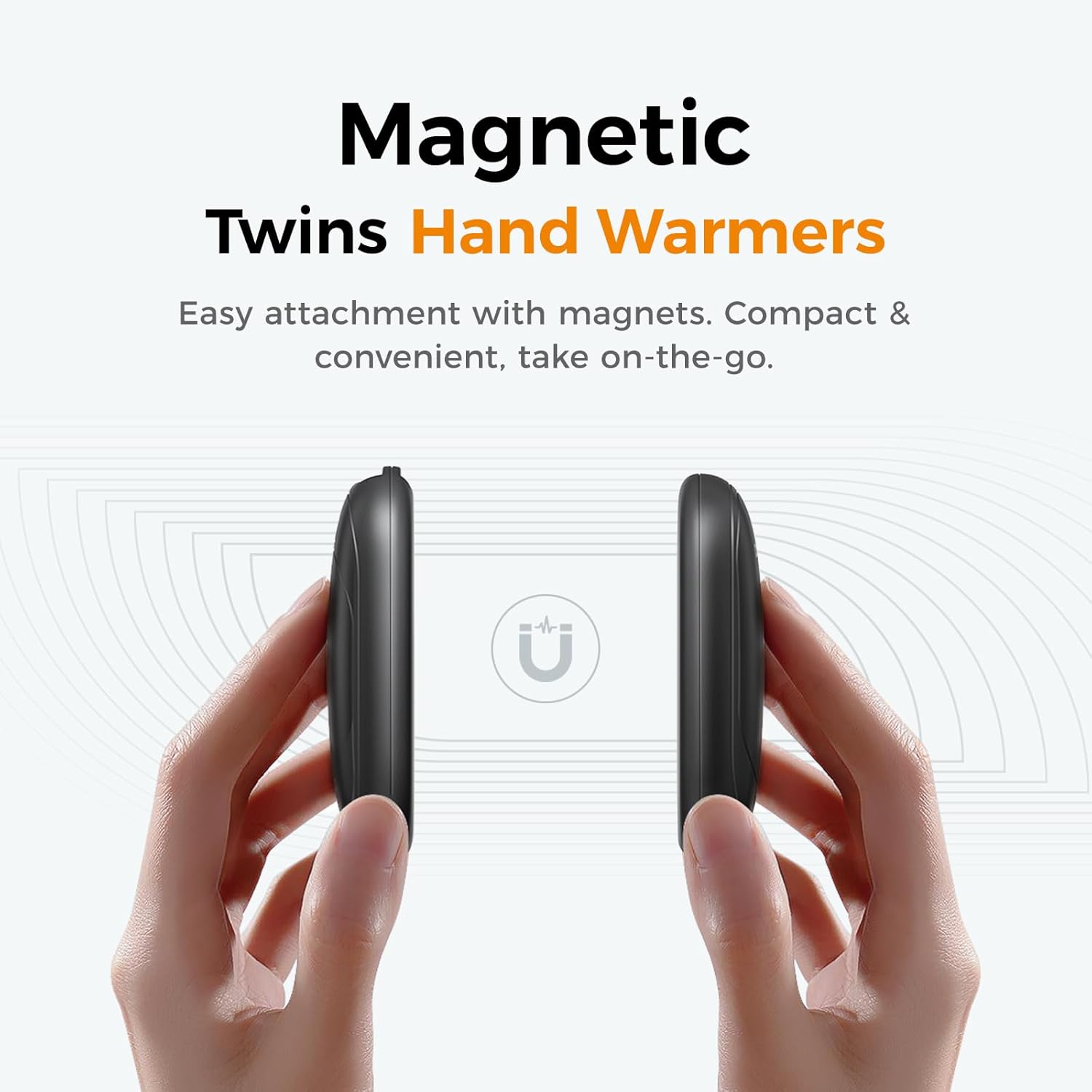 OCOOPA Magnetic Hand Warmers Rechargeable 2 Pack