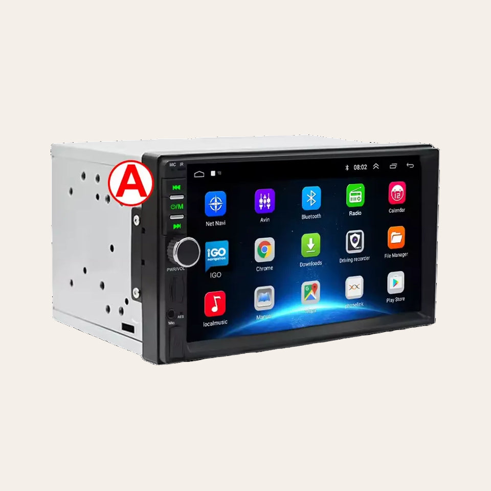 Android 14 RAM 2GB Autoradio reproductor Multimedia